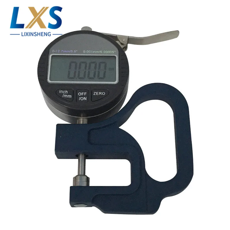 

Digital Display MicronsThickness Gauge 0~12.7mm Metal Micrometer Thickness Gauge For Plastic Film