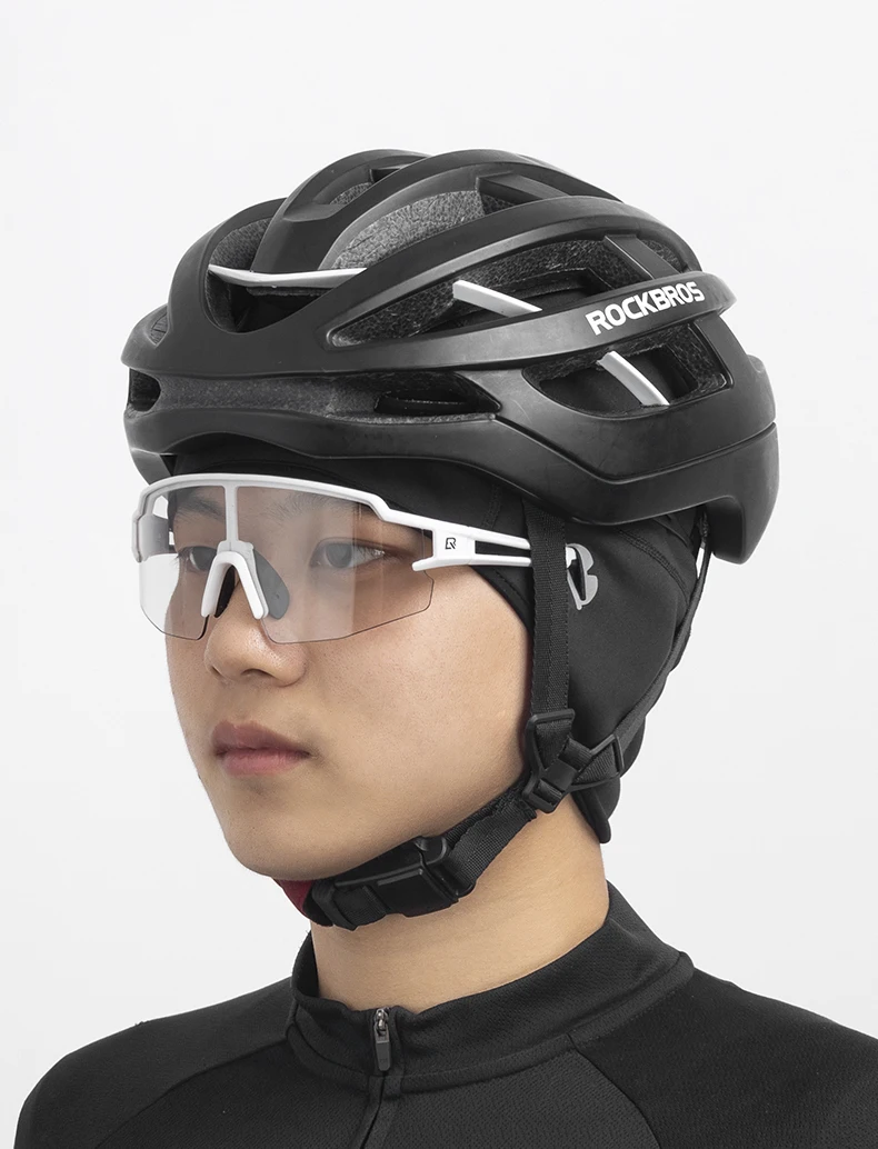 ROCKBROS Wintermützen, winddicht, Thermo-Fleece-Hüte, Fahrradmütze, Skifahren, Motorrad, Radfahren, Hut, Bandana, Ciclismo, Stirnband – Detail 5