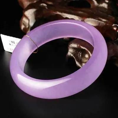 

Zheru Jewelry Natural Agate Chalcedony Pink 54mm-64mm Bracelet Elegant Princess Jewelry Best Gift