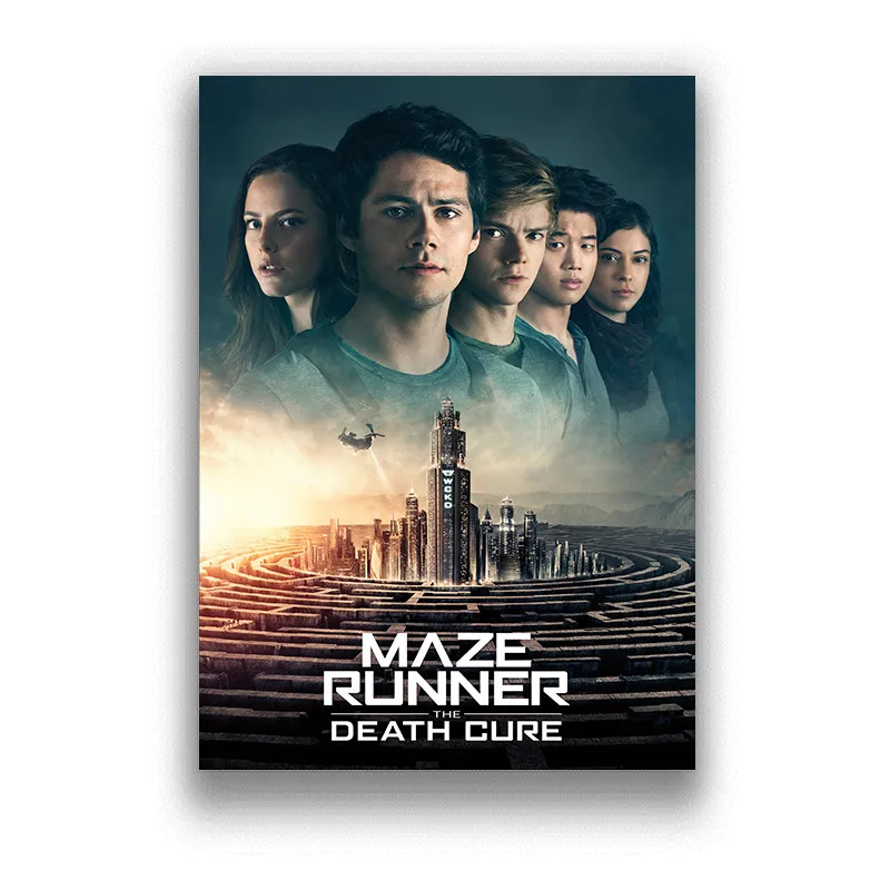 The Maze Runner Movie White Coated Paper Poster Printed Room Wall Decor Good Quality Posters