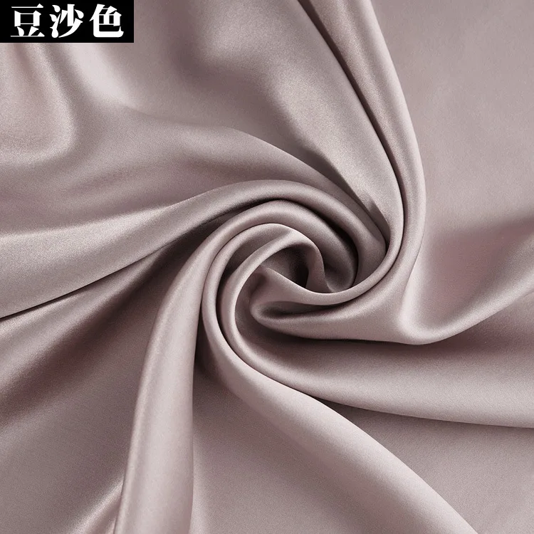 1 meter 100% Mulberry Silk 19 momme charmeuse Silk Fabric solid colors 114cm 44\