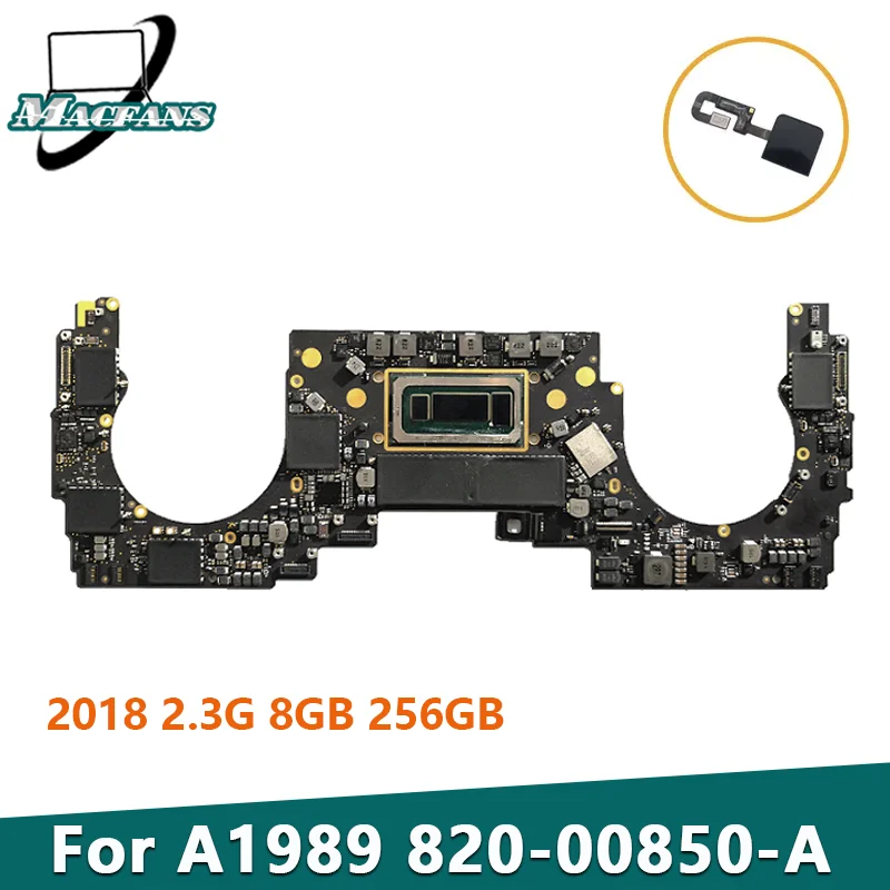 

Оригинальная материнская плата A1989 820-00850-A для MacBook Pro 13 "A1989, логическая плата 2,3 ГГц 8 Гб 256 ГБ 2018