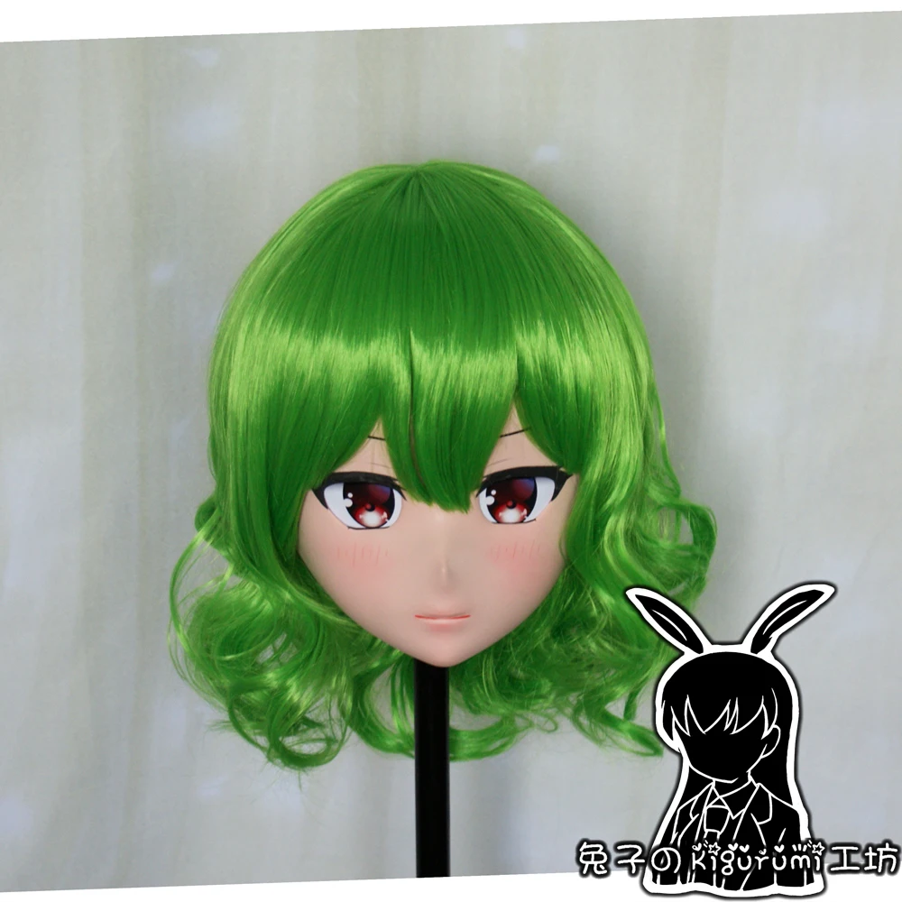 (RB671)Quality Handmade Female/Girl Resin Japanese Anime Cartoon Character Cosplay Kazami Yuka Kigurumi Mask