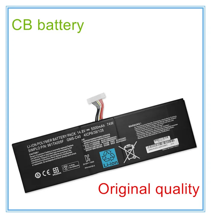 

14.8V 74wh 5000mAh GMS-C40 Laptop Battery For Blade RZ09-00991101