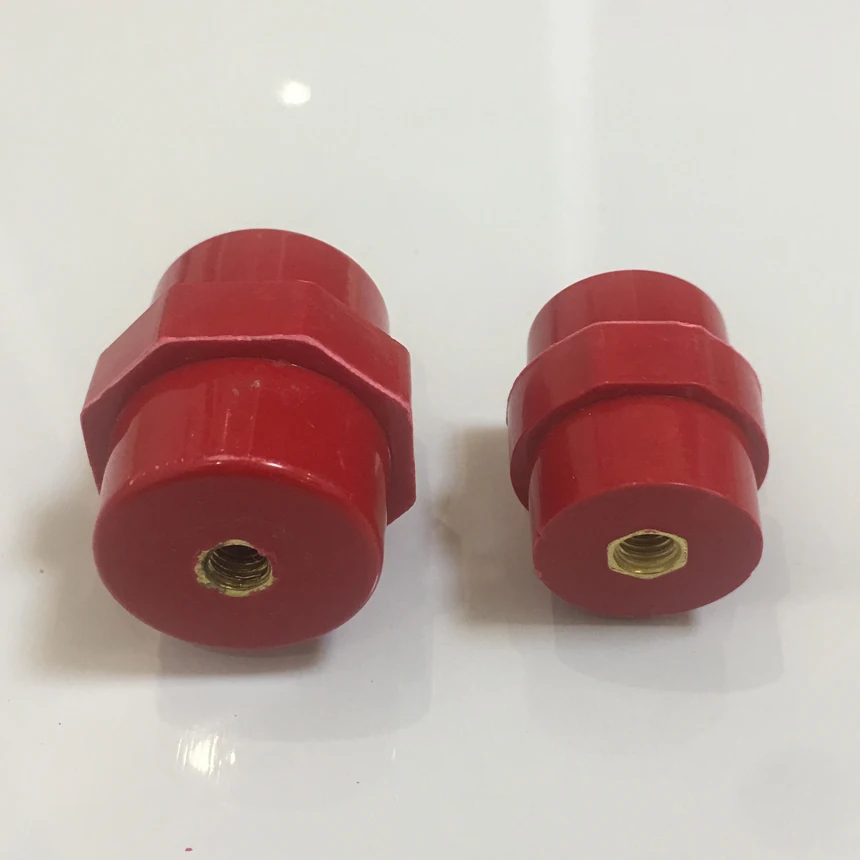 SM51 36*51mm 36x51mm SM76 48*76mm 48x76mm M8 M10 Nut Female Thread Cylinder Insulation Column Busbar Support Enhanced Insulator