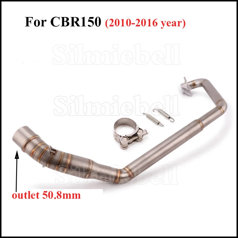 CB 150 R CBR 150 R Escape Modified Pipe Header Tube Front Link Exhaust Pipe Slip On For Honda CBR150R CBR150 CB150R 2010-2020