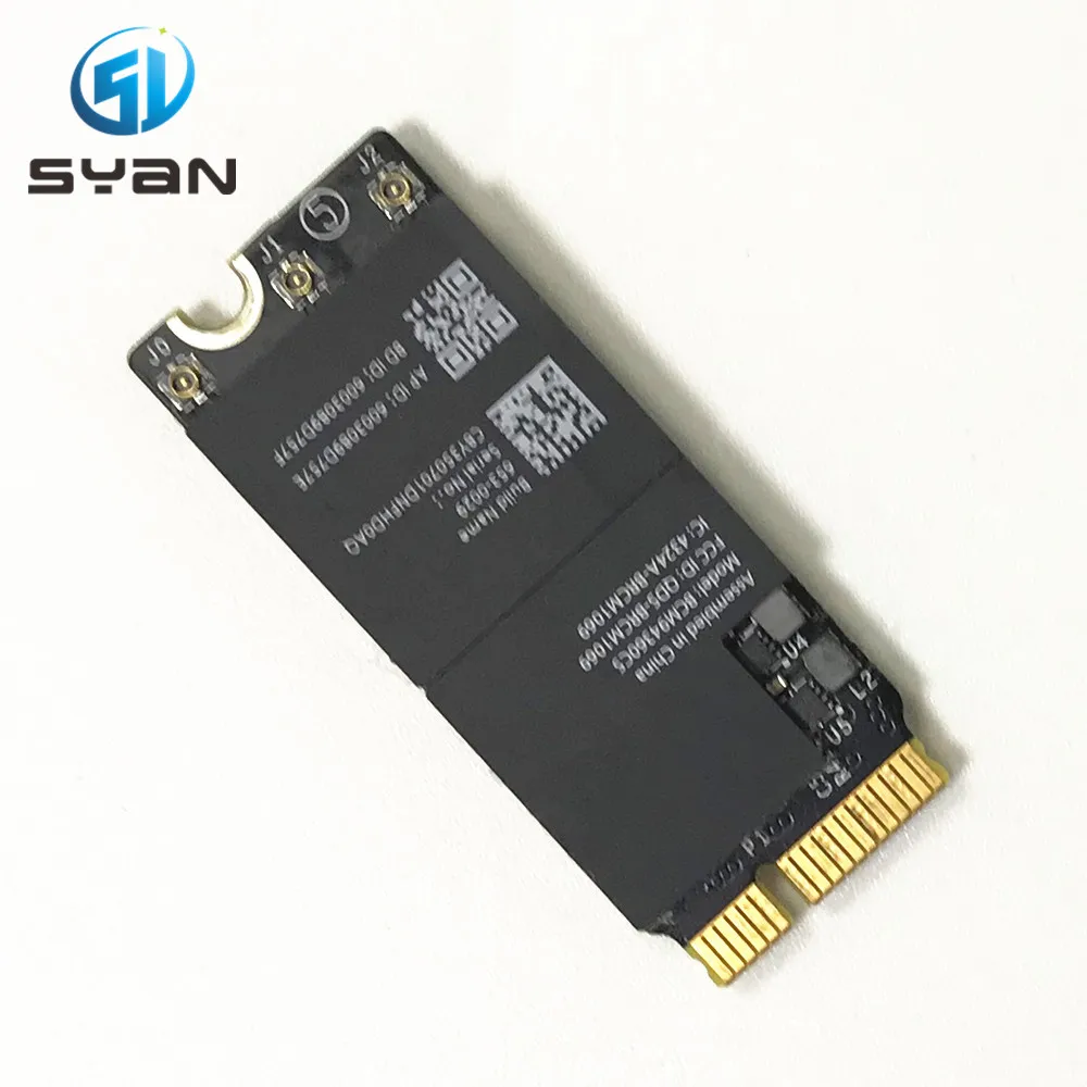 

BCM94360CSAX Network Card For Macbook Pro Retina 13.3" A1502 A1398 WiFi 802.11ac Bluetooth 4.0 Card 653-0029 2013-2014