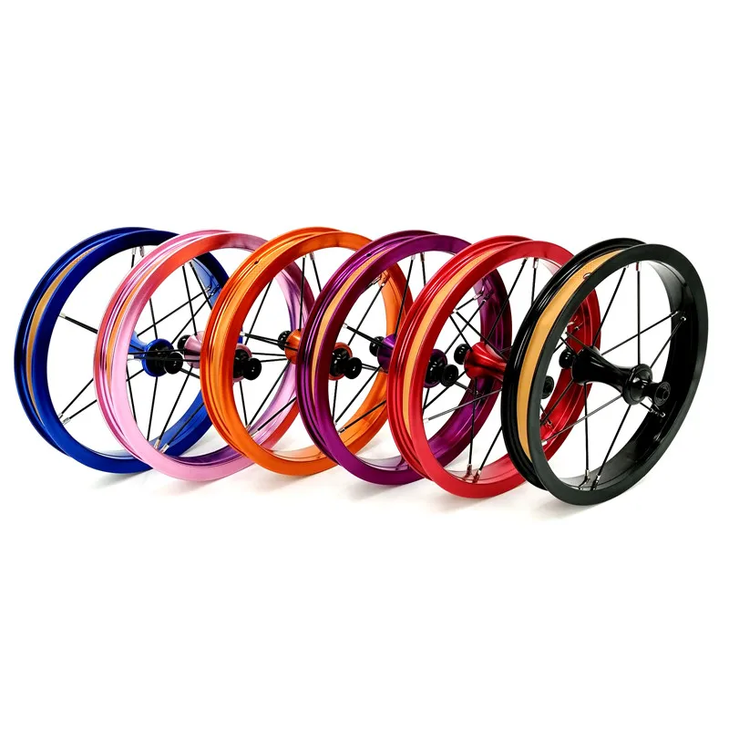 12 Inch Wiel Set Kids Fiets Voor Achter Wielset Jongen En Meisje Kinderen Fiets Sliding Stap Bike Wheel Set