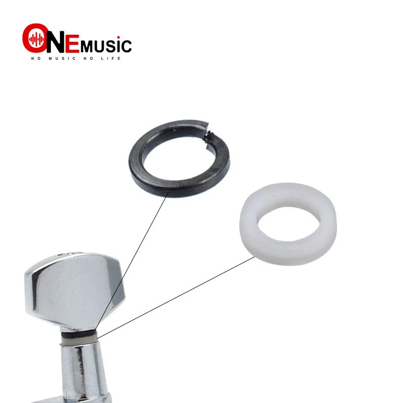 6Set Mounting Ferrules/Gasket/Washers for Guitar Tuning Peg Tuners Machine Heads Replacement