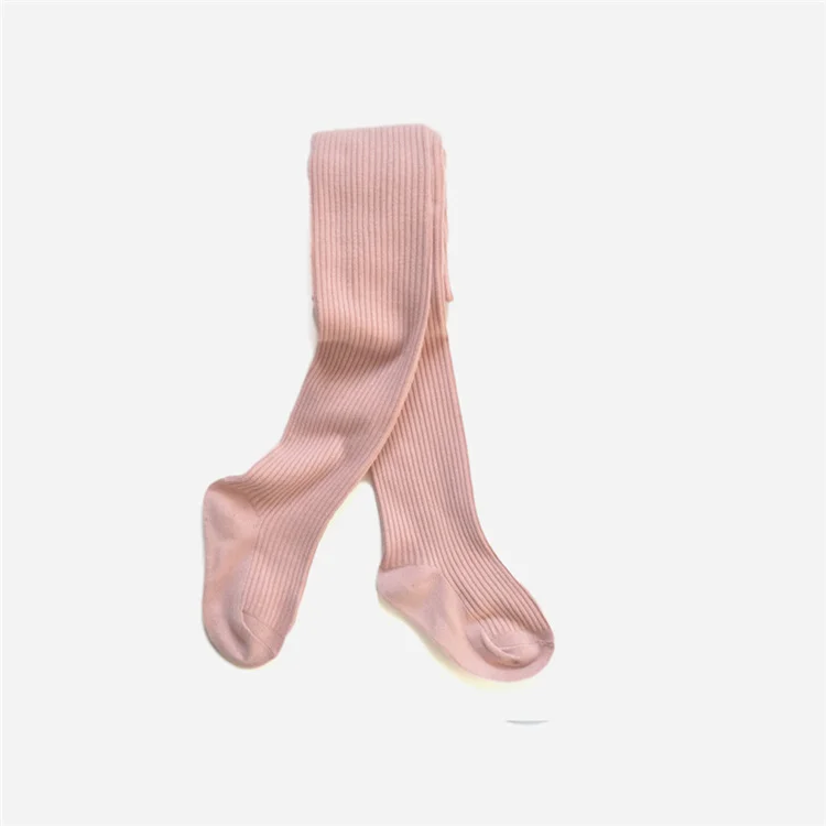 Kinder Strumpfhosen Für Mädchen Baumwolle Gestrickte kinder Mädchen Strumpfhosen Solide Weiche Baby Leggings Weiß Schwarz Engen Frühling Herbst 1-9 jahre – Detail 9