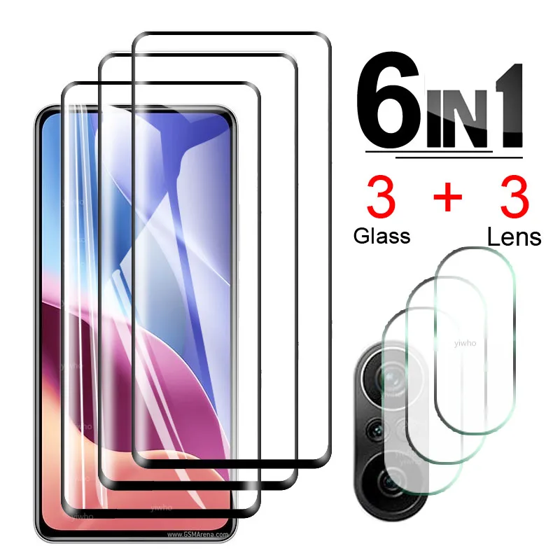 Tempered Glass for Xiaomi Poco X3 NFC M3 F3 Protective Camera Lens Film for Xiaomi Poco F3 X3 M3 Screen Protector X 3 M 3 2 F 3