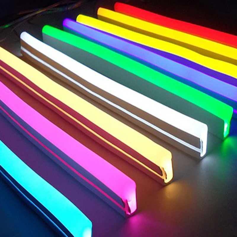 5v 12v 24v LED Neonst reifen Licht flexibles Bands eil wasserdicht 2835 Soft Bar Silikon röhre weiß rot blau grün gelb rosa 1m 5m – Detail 4