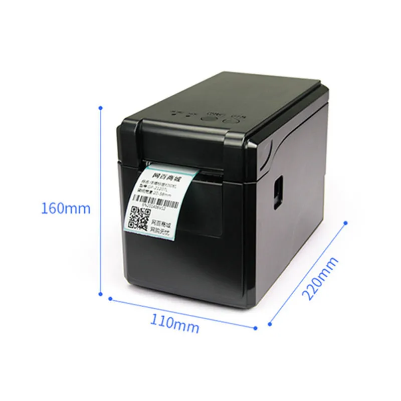 2120TF Product Barcode QR Code Price Sticker Retail Takeaway POS Cash Register 58mm Receipt USB Bluetooth Thermal Label Printer