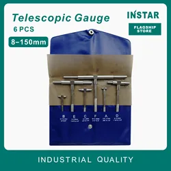 INSTAR 6pc Telescopic Gauge 8-150mm (5/16 