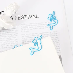 TUTU 20 pz/pacco blu Clip di Carta A Forma di Sirena Pinze Grande Per La Carta di Carta Clip di Collettore di Ufficio Scuola Regalo H0476