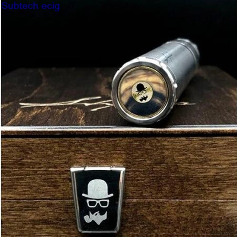 Vaping 신사 클럽 신사 900 튜브 메크 모드, 900 BF MTL RDA 기계식 모드용 16650 16550 배터리에 적합, 직경 18mm