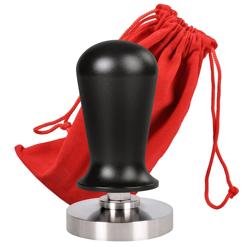

51/53/58mm Calibrated Coffee Tamper Flat Base, Stainless Steel Professional Barista Espresso Coffee Tamper Machine Tools