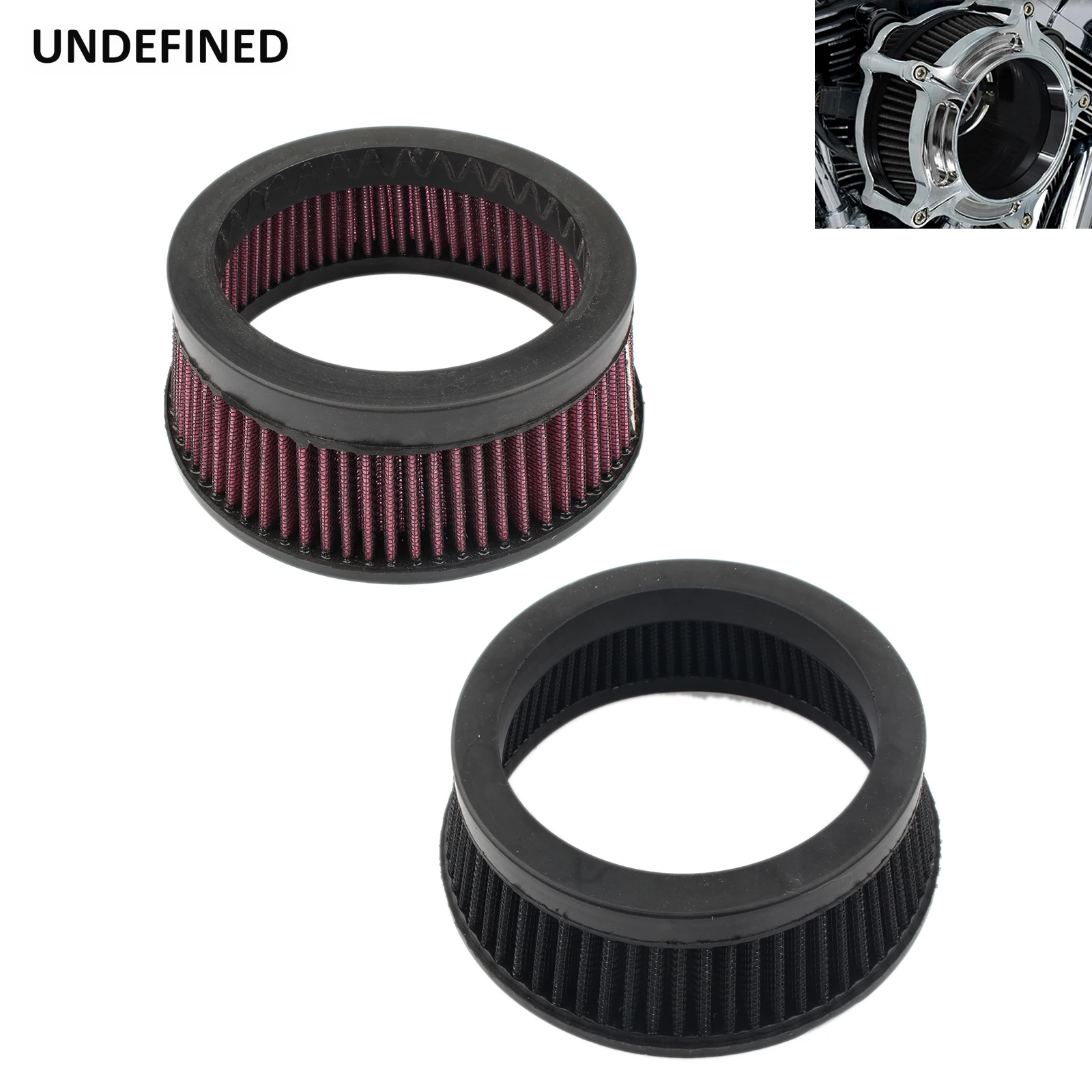 Blue Air Filter Repalecment Element For Harley Touring Sportster Iron 883 XL 1200 Dyna FXR Softail Fatboy FLST FXDLS Universal