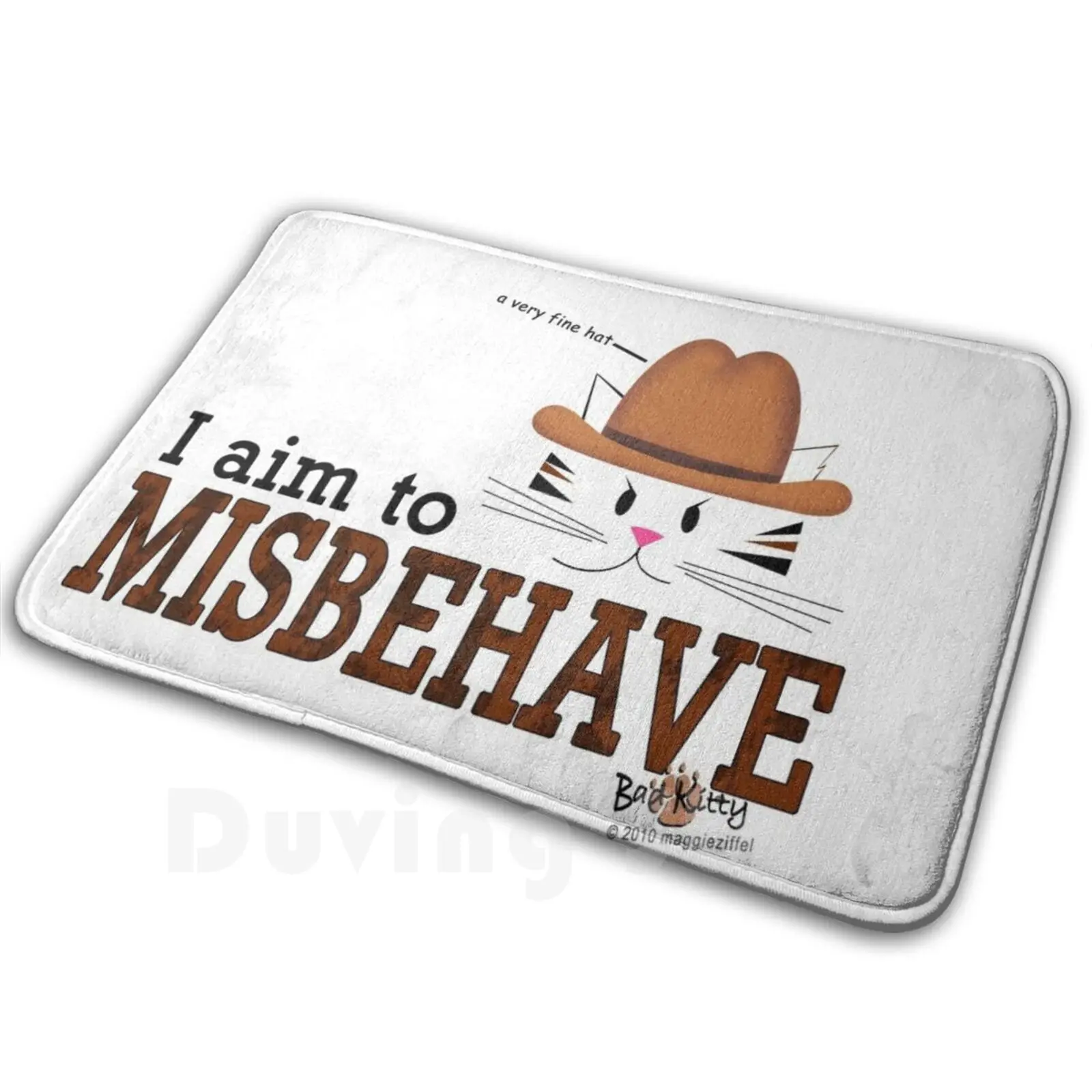 

I Aim To Misbehave Carpet Mat Rug Cushion Soft Non-Slip Aim Misbehave Reynolds Firefly Captain Serenity Malcolm In The