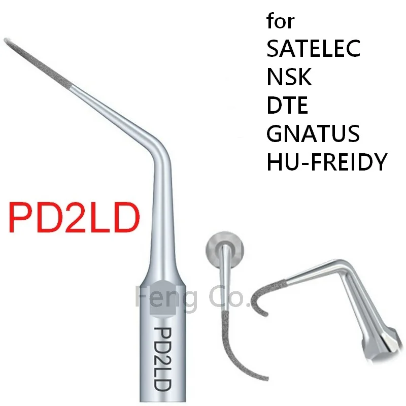 

PD2LD Dental Ultrasonic Scaler Tips Scaling Endo Perio Fit SATELEC NSK DTE GNATUS HU-FREIDY Handpiece Dentist Teeth Whitening