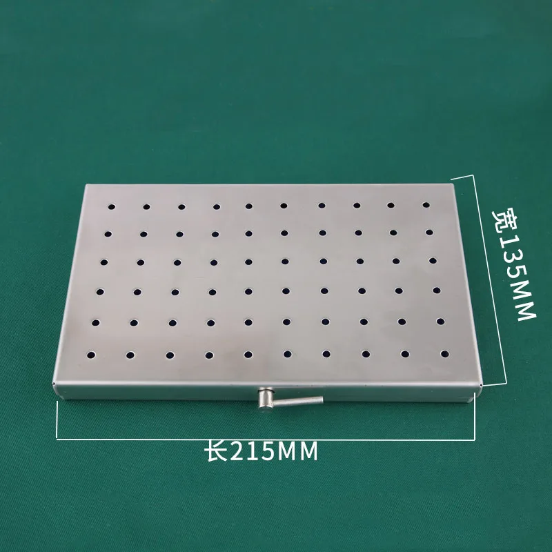 Caja de esterilización de instrumentos microscópicos, almohadilla de silicona importada para cirugía ocular, acero inoxidable de alta temperatura y alta presión st