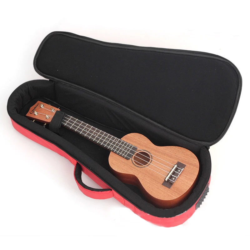 Imagem -02 - Ukulele Case Difícil para Ukulele 21 23 24 26 Polegadas Soprano Concerto Tenor Cinza Acessórios de Guitarra Gig Esponja Impermeável