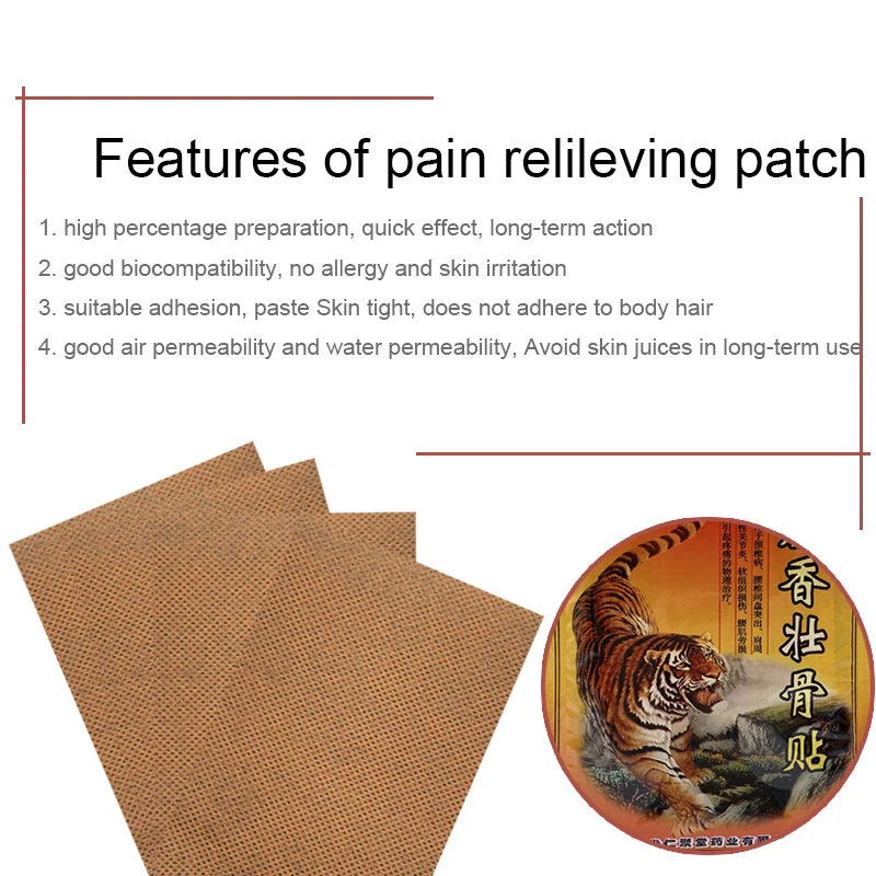 8/16/32pcs Plaster Chinese Red Tiger Balm Muscle Ache Back Joint Pain Relief Plasters Patches Medical Body Warm Plaster Sticker