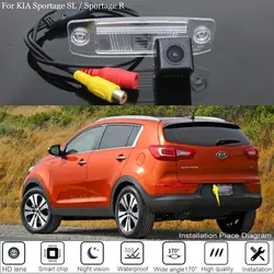 Car Rear View Reverse Backup Camera For KIA Sportage SL / Sportage R 2010~2015 For Parking HD Night Vision