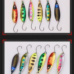 Fishing Stream Lures 2g 3.5g 5g Small Jigs S Shape Spoons Artificial Lures 1 Piece SALE