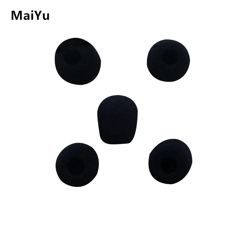 コットンラペルマイク10枚,フロントガラススポンジカバーカバー,ノイズキャンセリング保護,卸売