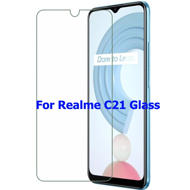 Protective glass realmi c21 glasses screen tempered glass for oppo realmy realme c21 c 21 realmec21 6.5'' cover film