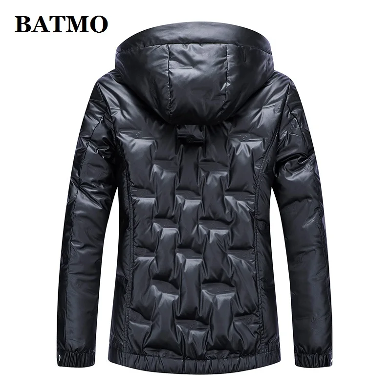 BATMO 2023 nuovo arrivo inverno 90% piumino d\'anatra bianco giacche con cappuccio da uomo, giacche calde impermeabili da uomo, 2001