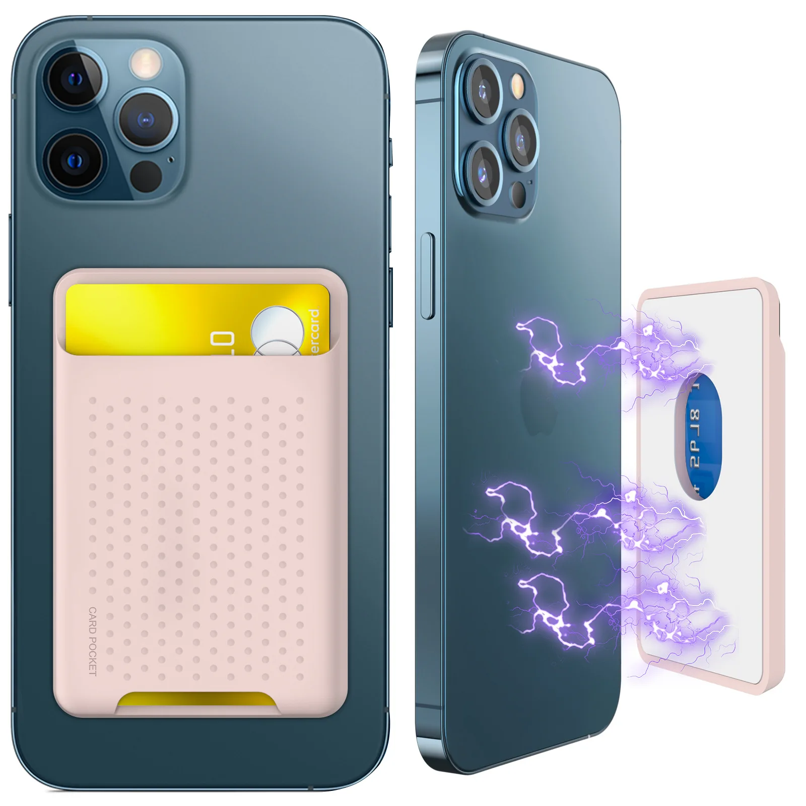 Cartera magnética iPhone 12 Mini – Silicona antigolpes - imagen 4
