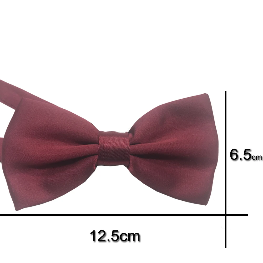 Men Bow Tie Fashion Skinny Solid Bowties Black Gold Bow Shirt Rainbow Tie Red Green Pink Blue White Classic Bowties For Men