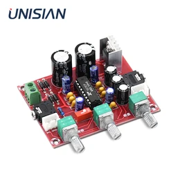 UNISIAN XR1075 Audio Preamplifier BBE Digital Processor Bass Treble Volume High sound quality Tone Board For Amplififers