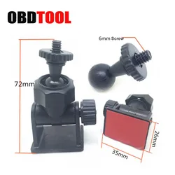 6mm Screw Thread Car DVR Holders Double-sided Adhesive Paste Bracket Base for Sports DV DVR GPS Holder Driving Recorder Mounts