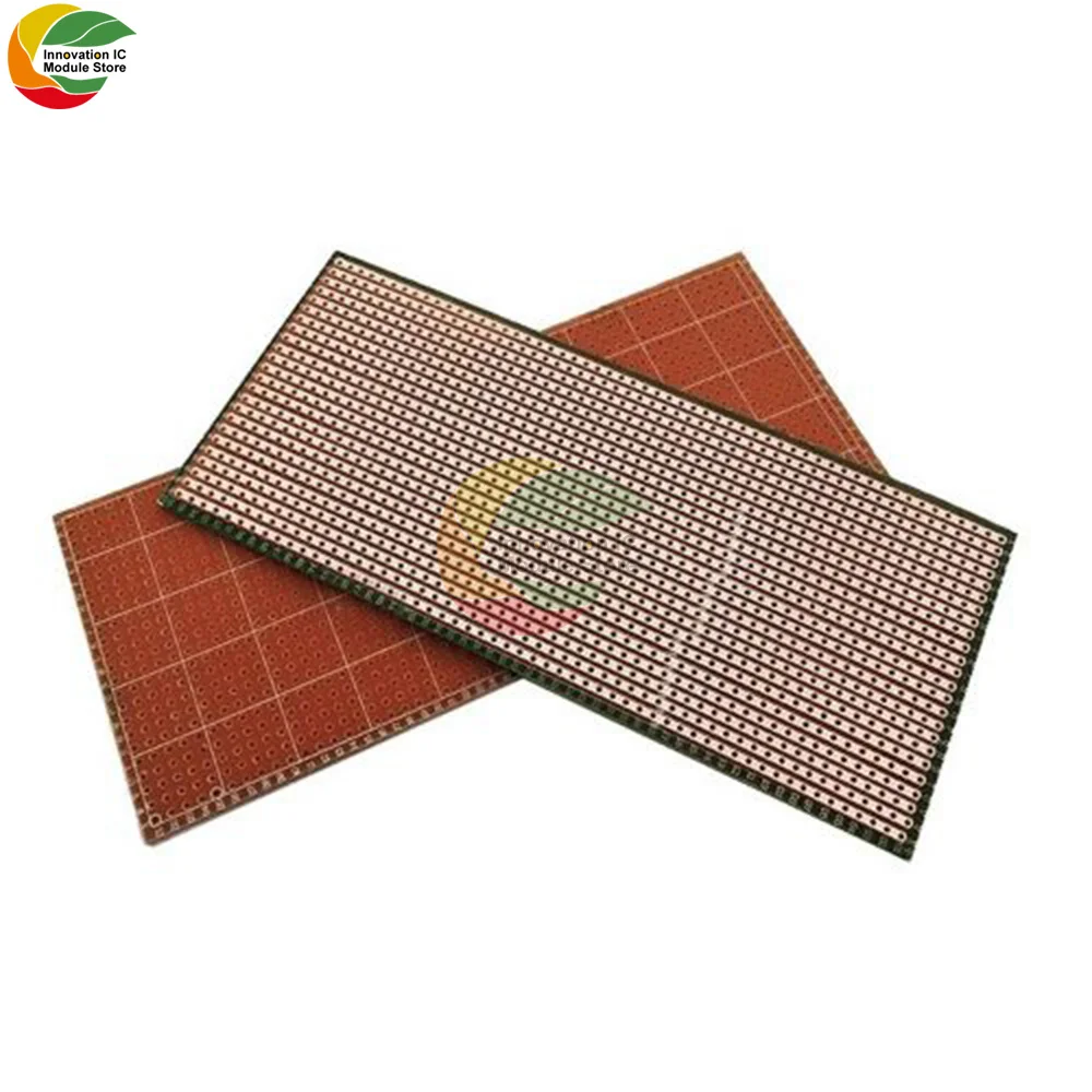 5PCS 6.5X14.5CM 6.5X14.5 CM 2.54 MM 2.54MM Single-sided Perforated Green Oil Universal Electric Board Multi-function Experiment