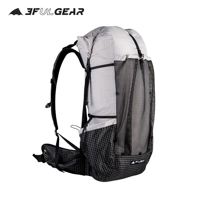 3F UL GEAR QIDIAN PRO Backpack 46+10L Ultralight 880g Outdoor Women/Men Sport Bag Wear Resistant Camping Bag Waterproof Travel