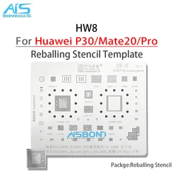 Amaoe HW8 BGA Reballing Stencil For Huawei P30 Mate20 Pro Mate 20 20X 20Rs Honor V20 Magic2 CPU Kirin980 Hi3680 Planting Tin Net