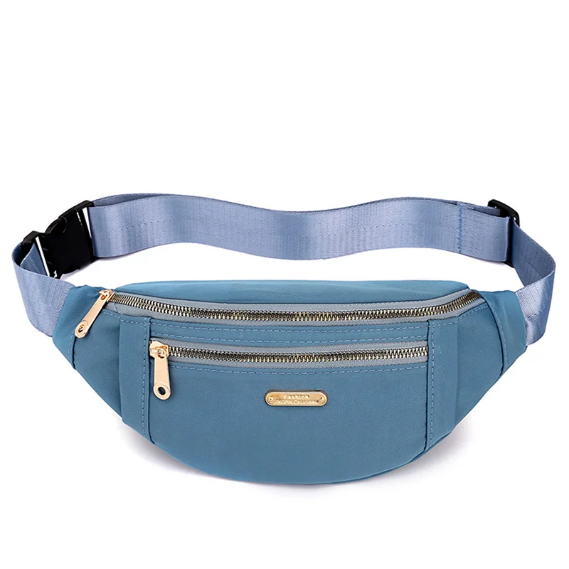 Women Waist Bag Pack Purse Casual Large Phone Belt Bag Pouch Women\'s Canvas Travel Phone Bag Fanny Banana Bag Hip 3 Pockets