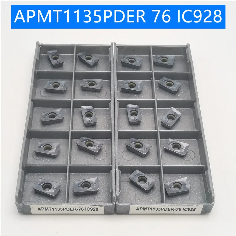 APMT1135 IC928 Carbide Blade Turning Lathe Tool Milling Cutter CNC Tool Semi-precision Machining APMT 1135 APKT1003