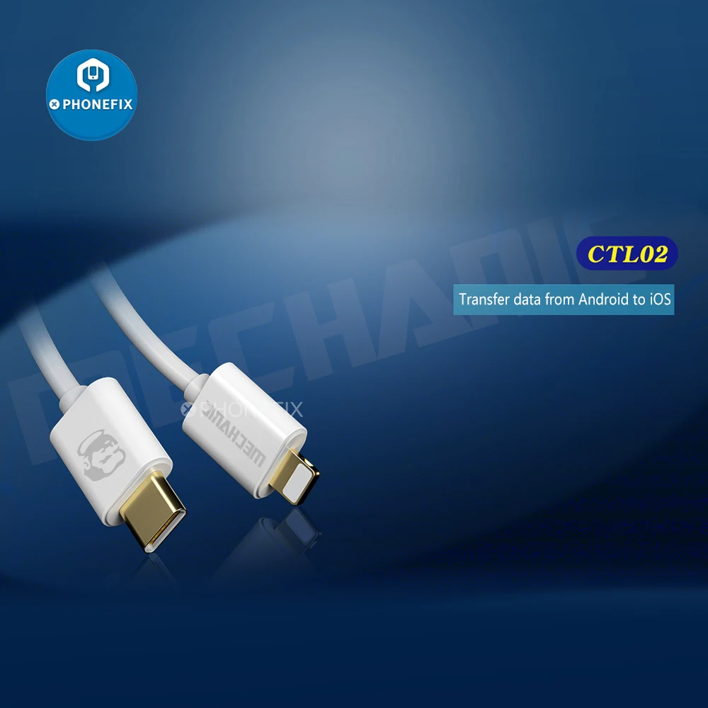 Mechanic Lightning High Speed Transmission Data Cable Lightning To Lightning Data Transfer Cable For iPhone / Android Phones