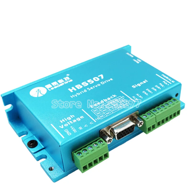 

Original HBS507 Hybrid servo drive NEMA 23 3 phase closed loop motor 50VDC input step driver