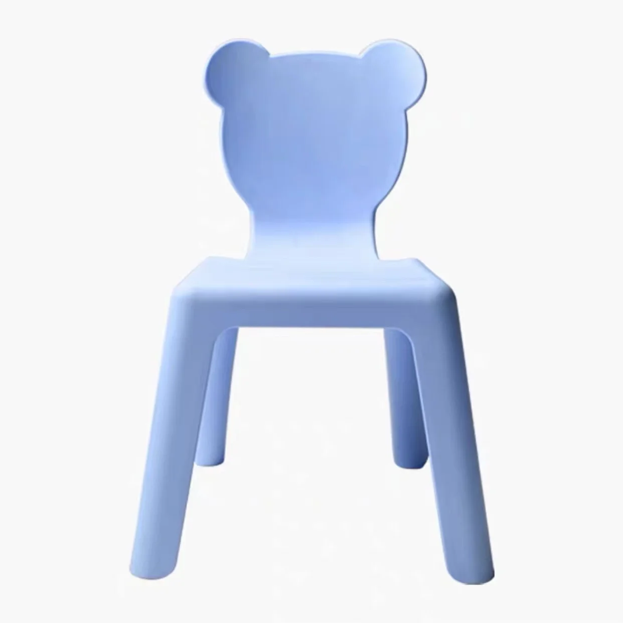 стулья для кухни Thick Bench Children Back Chair Baby Dining Seat Furniture Plastic Non-slip Small Chairs Household Stool Silla