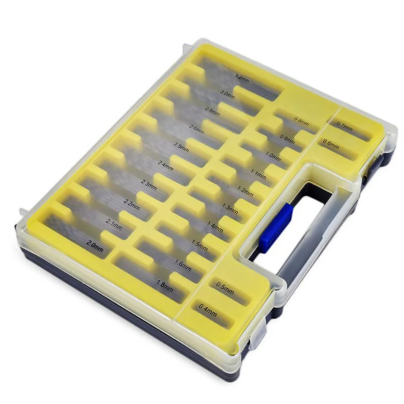 150PCS HSS Twist Drill Bits Set 0.4-3.2mm  High Speed Steel Drill Bit Set Hole Opener Metal Reamer Tools For Drilling Metal