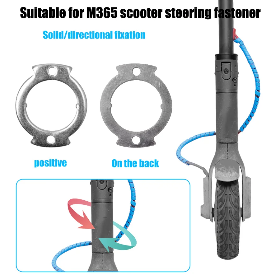 Front Fork Tube Bearing Bowl Rotating Steering Sets for Xiaomi Mijia M365 M365 Pro Electric Scooter Bearing Bowl Plastic Spacers