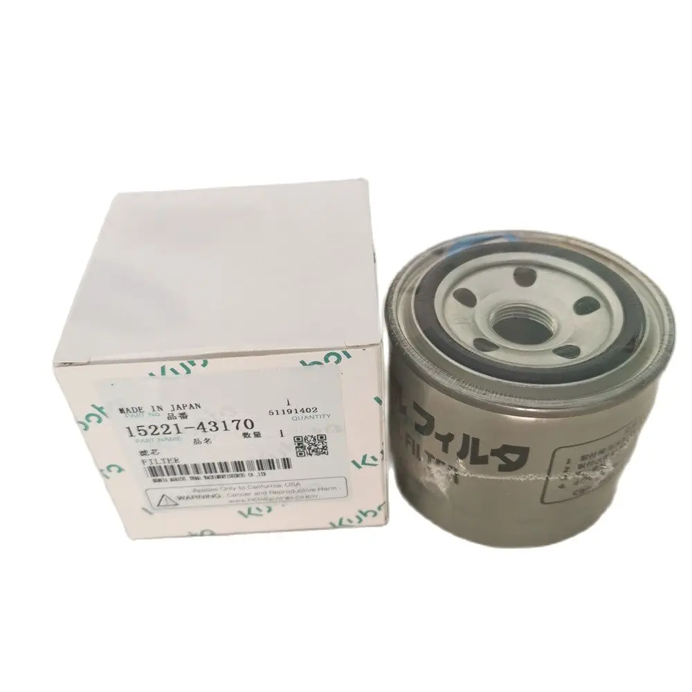 Fuel Filter 15221-43170 Diesel Filter For Kubota 11Q1310 15530U15 Harvester Fuel Water Separation Filter