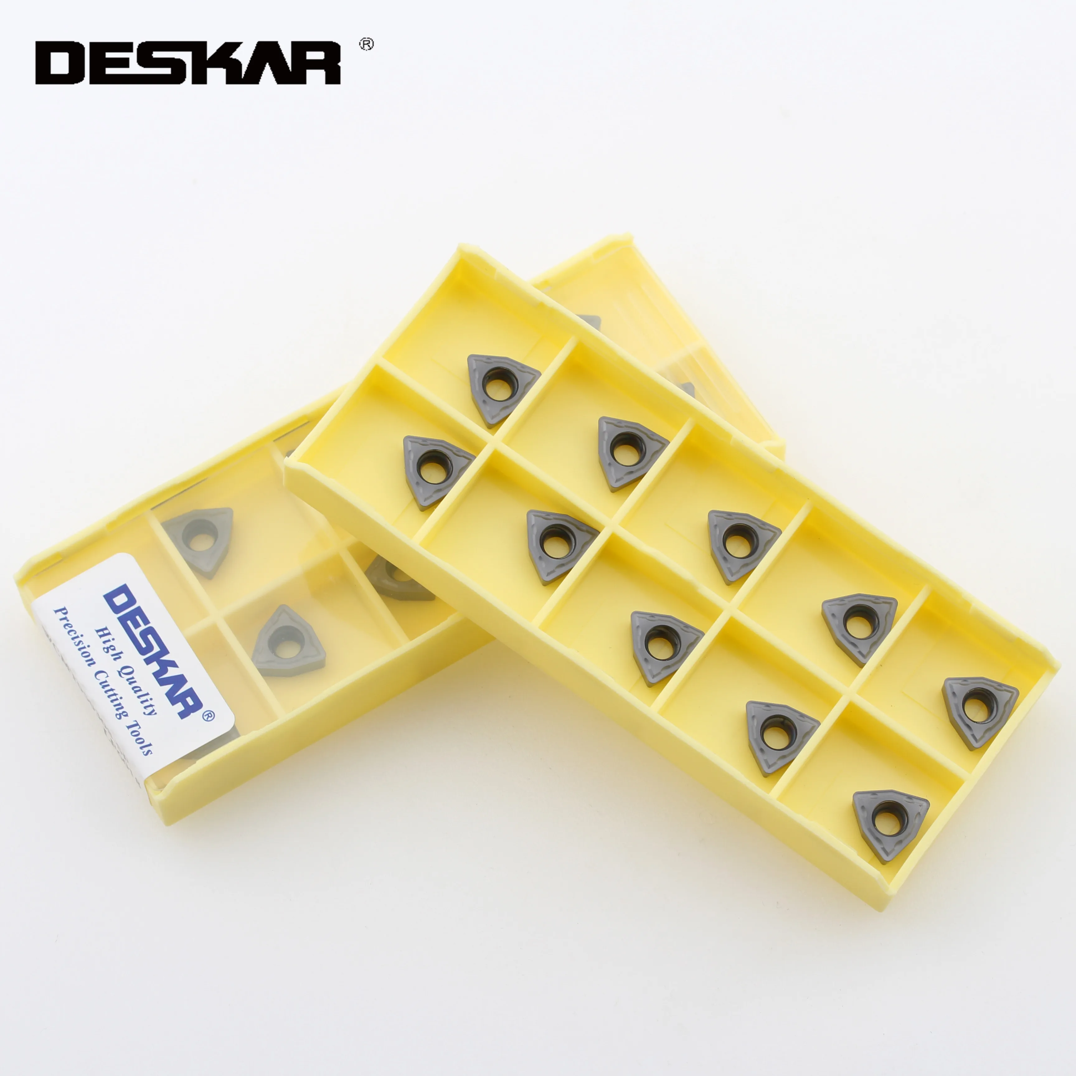 DESKAR WCMX030208 WCMX020408 WCMT050308 WCMT06T308 WCMT080412 SF LF6018 U-drill Bit Inserts CNC Lathe Cutting Cutter Carbide