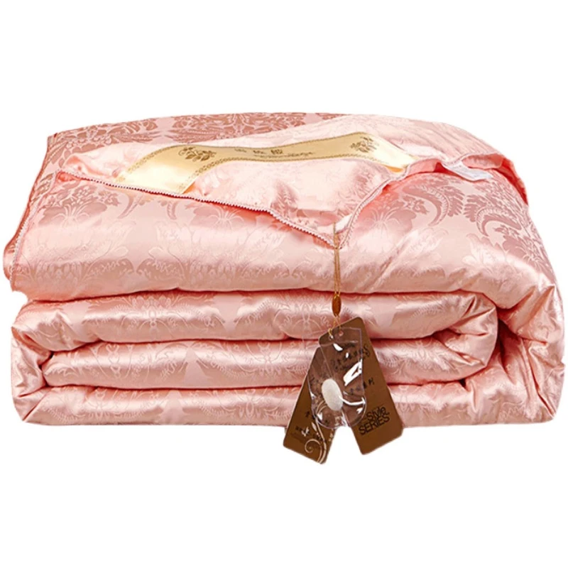 

spring autumn mulberry silk quilts comforter natural royal silk Duvets summer Air Conditioner Quilt twin king queen full size