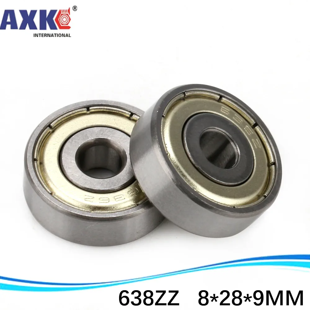 Free shipping  Factory direct sale 638 638ZZ 638Z 638-2RS 638RS 80038 8*28*9 mm High quality deep groove ball bearing 8x28x9mm